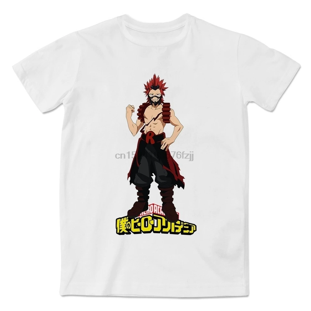 Eijiro Kirishima дизайнерские топы с короткими рукавами и принтом забавные мужские 4XL
