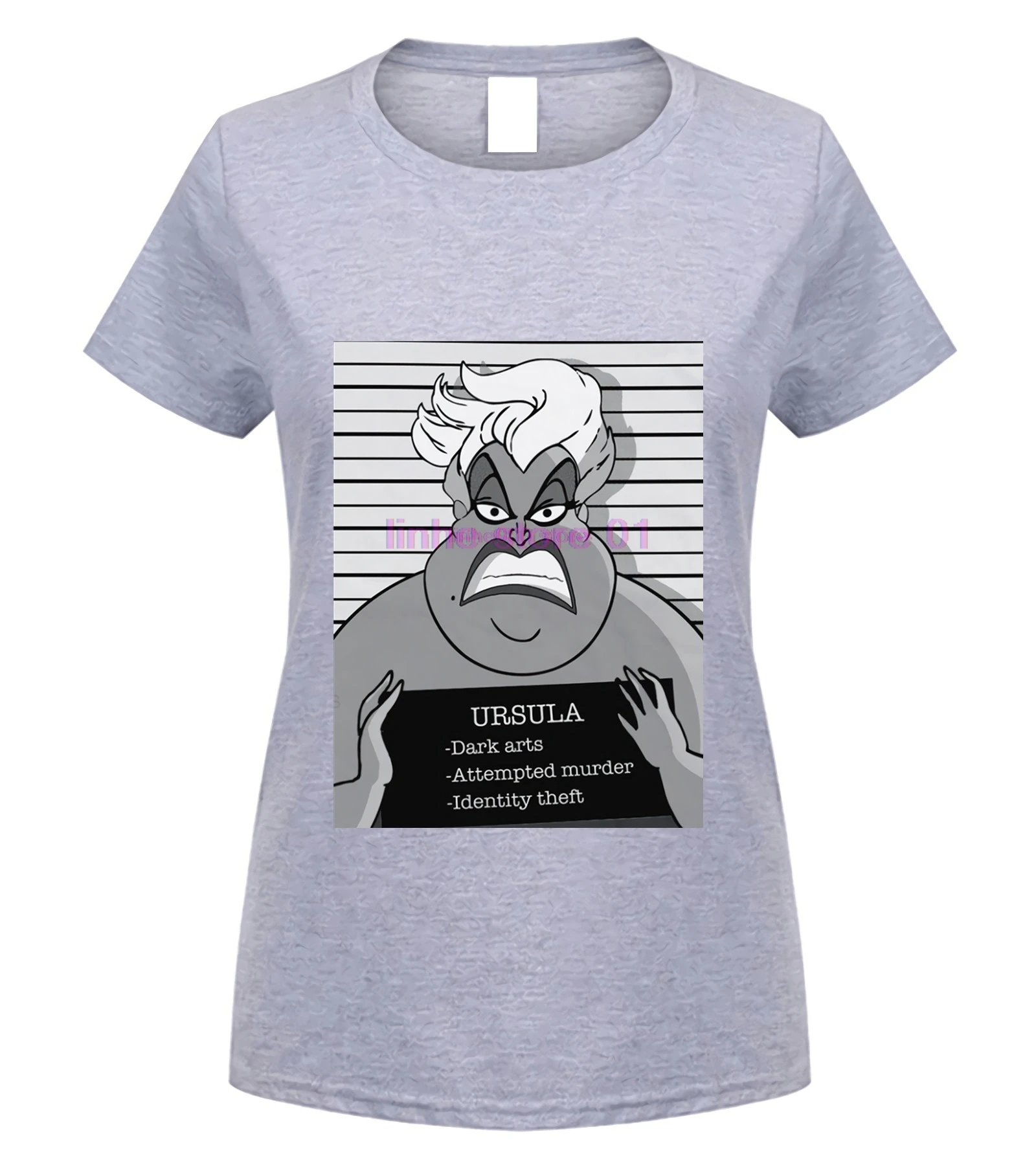 women Light grey Мужская футболка s Ursula Mugshot, Модная белая забавная футболка, новинка, футболка для мужчин - Цвет: women Light grey