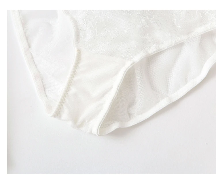 Hoyyezen новая сексуальная ночная рубашка с глубоким v-образным вырезом, прозрачная Высококачественная газовая кружевная ночная рубашка с цветочной вышивкой+ Комплект трусов