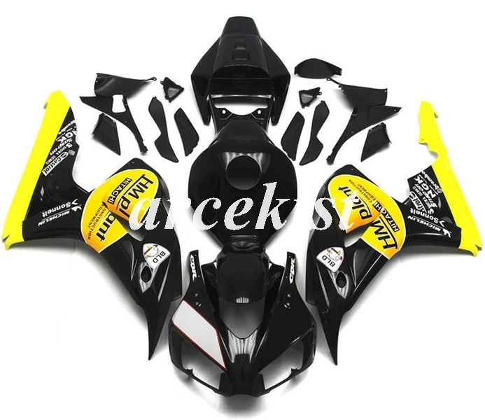 Литьевая Форма ABS мотоцикл обтекатели комплект подходит для CBR1000RR 06 07 CBR 1000RR CBR1000 2006 2007 тела набор белый красный