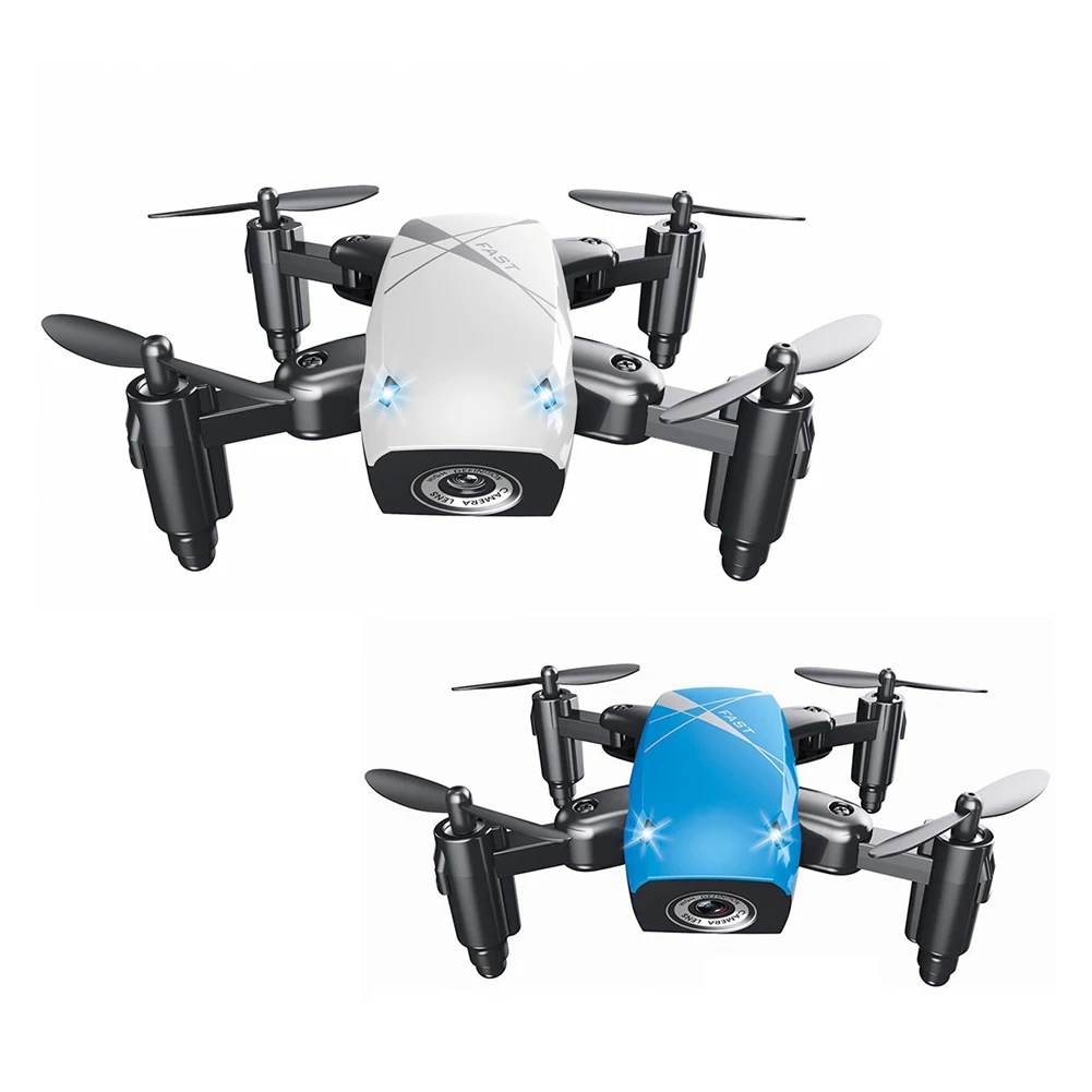 

S9 Foldable 2.4GHz 6-Axis Wifi Real-Time Transmission Drone Headless One Key Return RC UFO Aircraft (With camera)