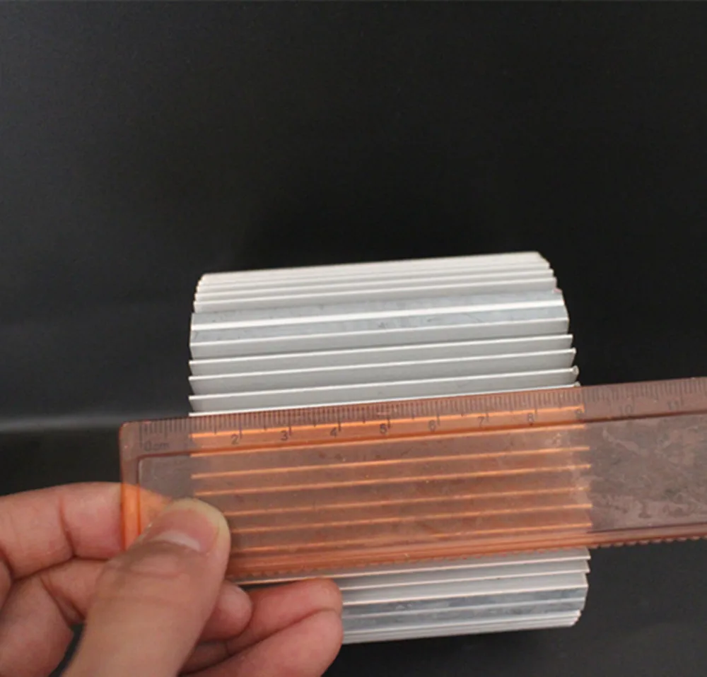 Aluminium 90*80mm Round Shape Heatsink for 100W High Power LED Bead Surface inner 4 Holes