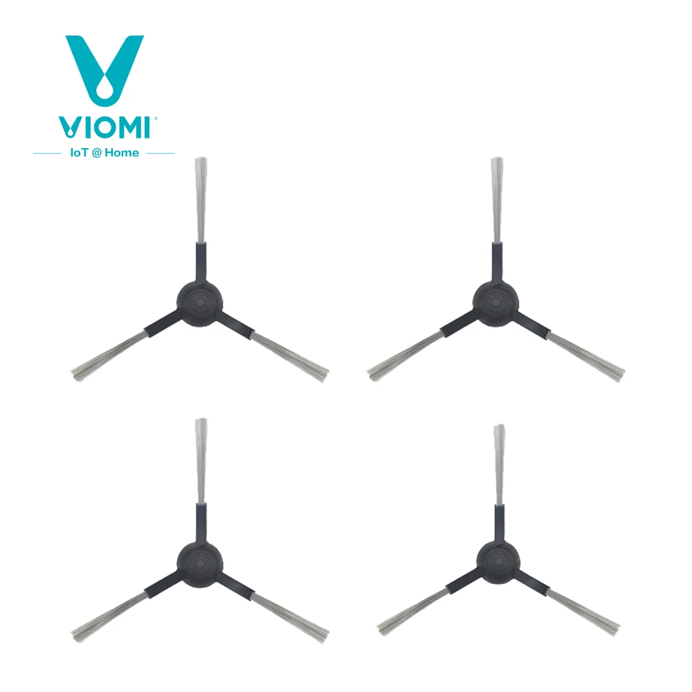 4 шт. сменные боковые щетки для робота пылесоса XIAOMI mijia STYJ02YM VIOMI V2/V2 PRO V3|Запчасти