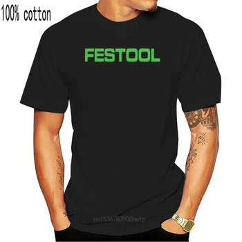 Festool-camisetas con Logo de herramientas para hombre, ropa negra, camiseta estampada, camiseta juvenil, abrigo de invierno, tops, envío gratis