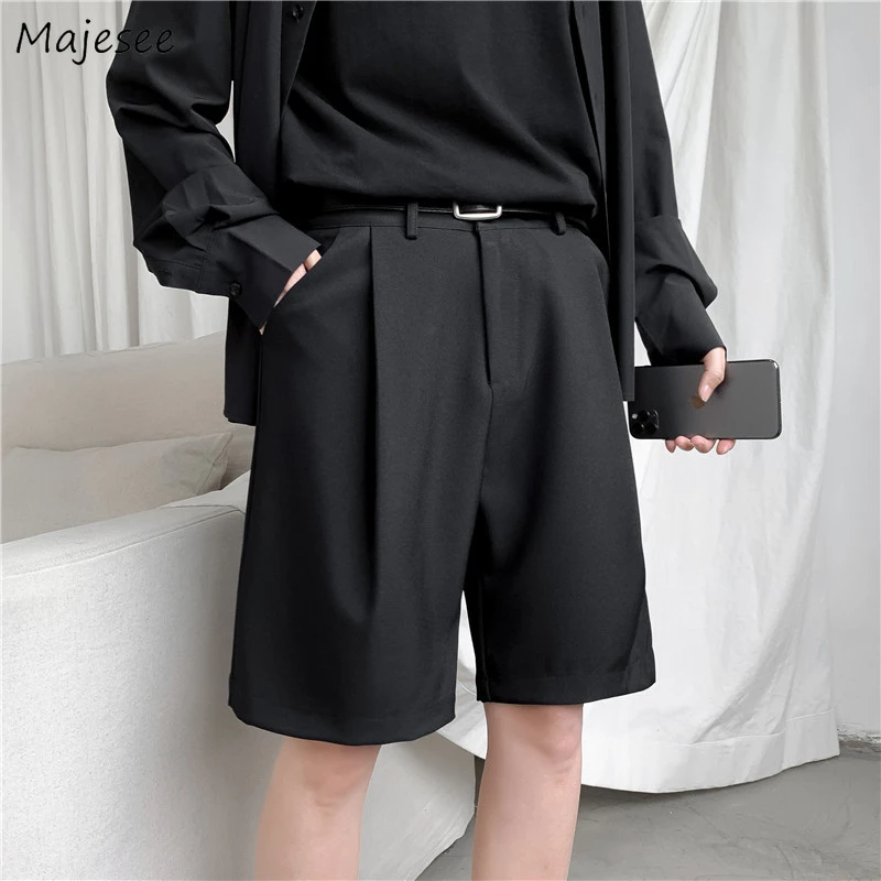 メンズカジュアルショーツ メンズショーツ 無地 シック ストレートパンツ カジュアル 人気の原宿服 夏 ショートパンツ Aliexpress