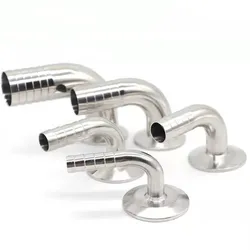 12.7/14/16/19/25/32/38/45/51/mm O.D SS304 Sanitary Hose Barb Pipe Fitting 1.5
