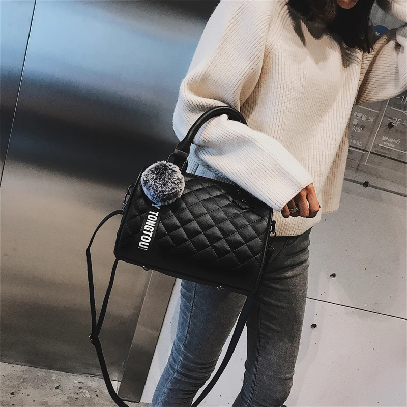 Goede Diamant Rooster Vrouwen Boston Bag Fashion Famous Designer Handtassen Vrouwelijke Crossbody Schoudertas voor Dames Vakantie Reistassen