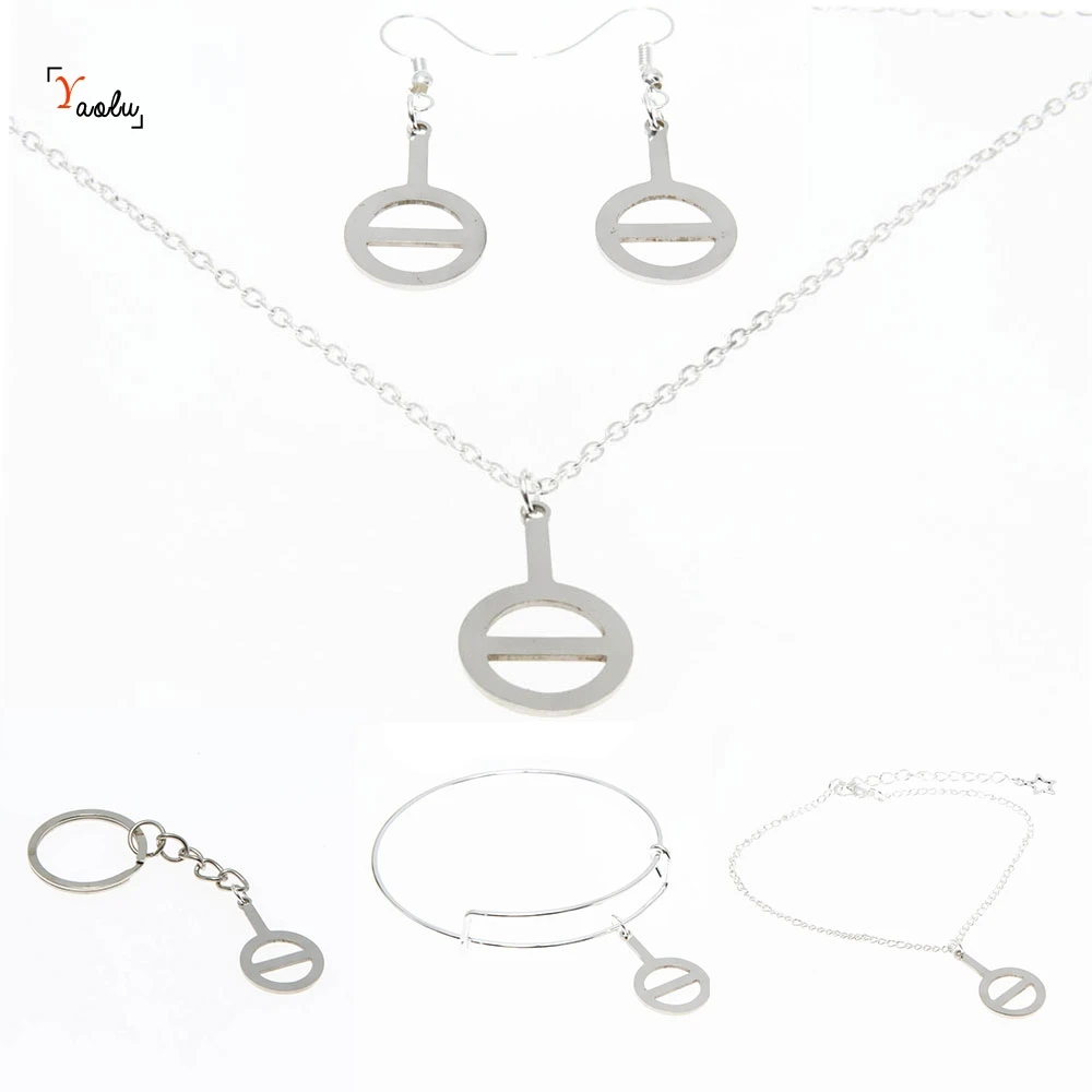 Agender Pride Symbol Necklace Silver Tone Anon Binary Lgbt Mtf Trans Pride Gift Jewelry Keyring Bangle Earring Chain Necklaces Aliexpress