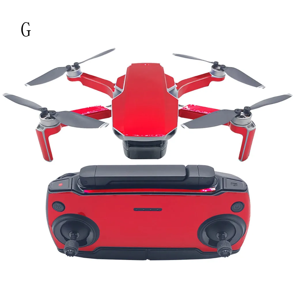 Водонепроницаемый ПВХ наклейки Наклейка кожный чехол протектор для Dji Mavic мини Дрон Rc аксессуары часть наклейки детская игрушка защита - Цвет: AS SHOWN
