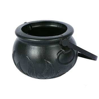 

Halloween Cauldron Mist Maker Fog Machine Prop Color Changing Witch's Brew Pot E2S