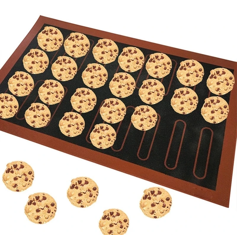 Hot Silicone Double Sided Printing Baking Mat Non Stick Pastry Oven Cake Perforated Sheet Liner Kitchen Tool | Дом и сад