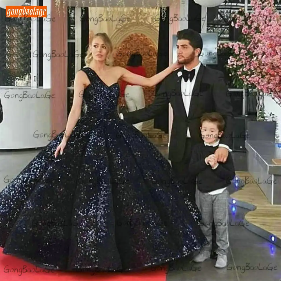Sparkly-Dark-Navy-Evening-Dresses-Long-One-Shoulder-Bling-Bling-Sequin-Ball-Gown-Women-Formal-Dress