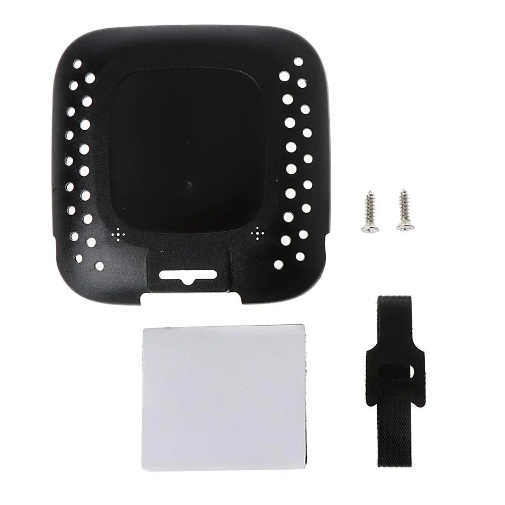Настенный кронштейн держатель для Xiaomi Mi 3 3c 3s tv Box дистанционный чехол Защитная крышка с аксессуарами - Цвет: Черный