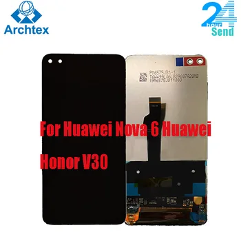 

6.57 inch For Huawei Honor V30 View 30 LCD Display +Touch Screen Screen Digitizer For Huawei Nova 6 LCD Screen 2400x1080P