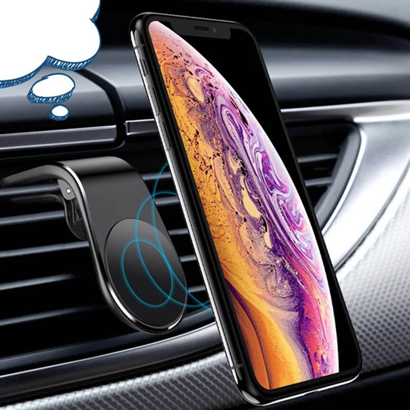 

Car Mobile Phone Holder Creative Universal Magnetic Air Outlet Base Mount Stand Auto Smart Phone Magnet Support Stent Bracket