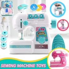 Portable Sewing Machine Handheld Sewing Machine Electric Stitch Household Repair Tool Kit kids girl repair mechine toys