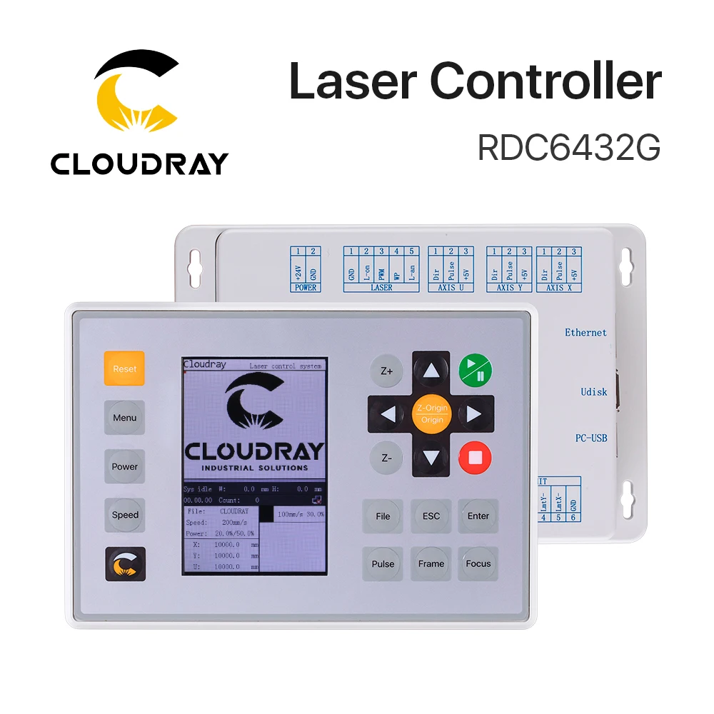 Clouday Ruida RDC6432 CO2 Laser Controller System for Laser Engraving Cutting Machine Replace AWC708S Ruida 6442S Ruida Leetro
