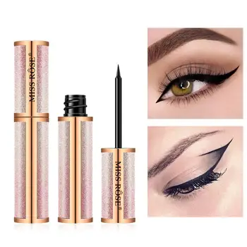 

MISS ROSE 7ml Sparkly Waterproof Quick Dry Non Smudge Liquid Eyeliner Cosmetics Youcan draw perfect thin eye lines in one stroke