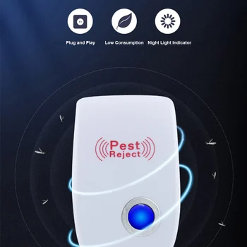 

Ultrasonic Electronic Pest Repeller Anti Mosquito Insect Mice Control Repellent