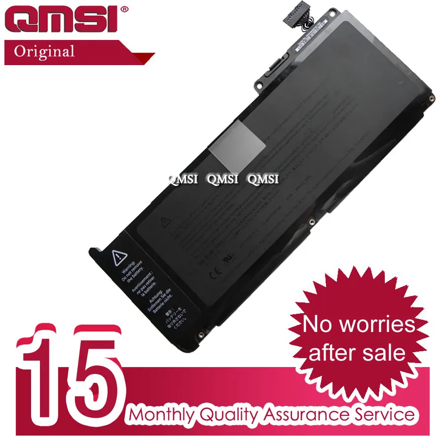 Оригинальный аккумулятор QMSI 10 95 в Вт/ч A1331 A1342 подходит для Apple MacBook Pro 15 дюймов MC234LL /
