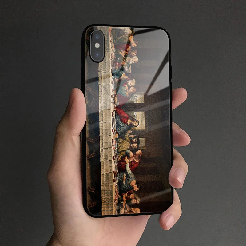 Чехол для телефона с мягким силиконовым стеклом iPhone SE 6 6s 7 8 Plus X XR XS 11 12 mini pro