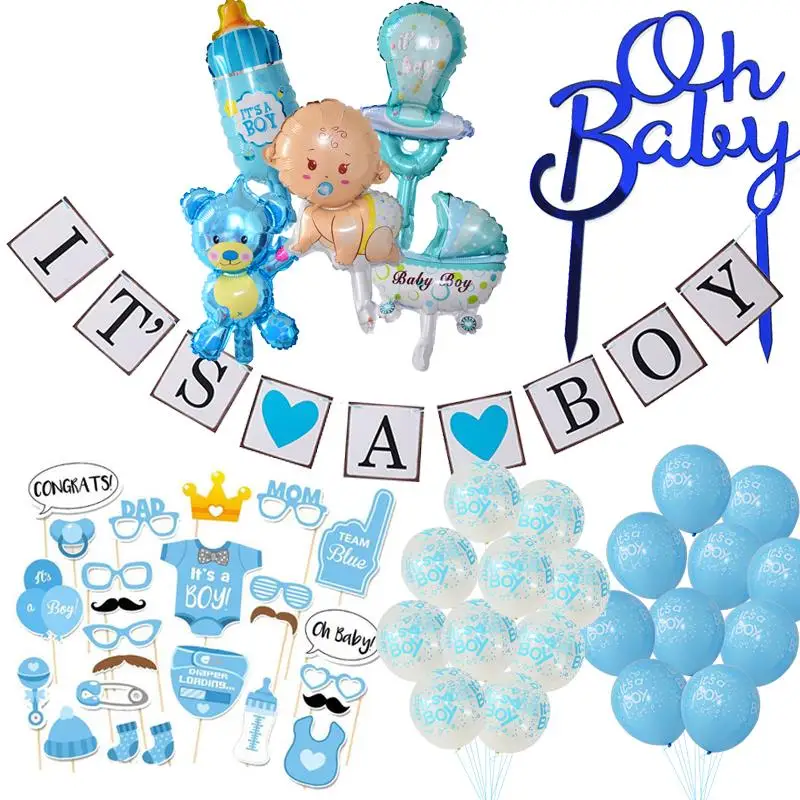 Baby Shower для мальчиков и украшения девочек это мальчик девочка шар о Топпер