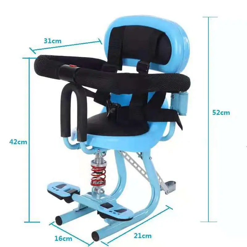 

Electric Motorcycle Children Seat Sub-Front Infant Baby Kids Electromobile Bicycle Safe Damping Seat