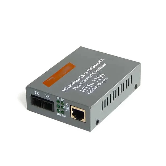 HTB 1100 10/100 м 2 км многомодовый двойной волоконно-оптический медиаконвертер fibra оптика FTTH