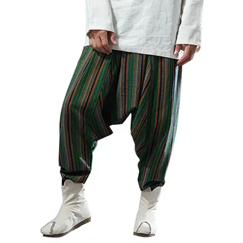 

Men's Autumn Winner Hip-hop Fitness Casual Linen Running Small Leg Sports Pants Joggers Plus Size Streetwear pantalon homme 3XL
