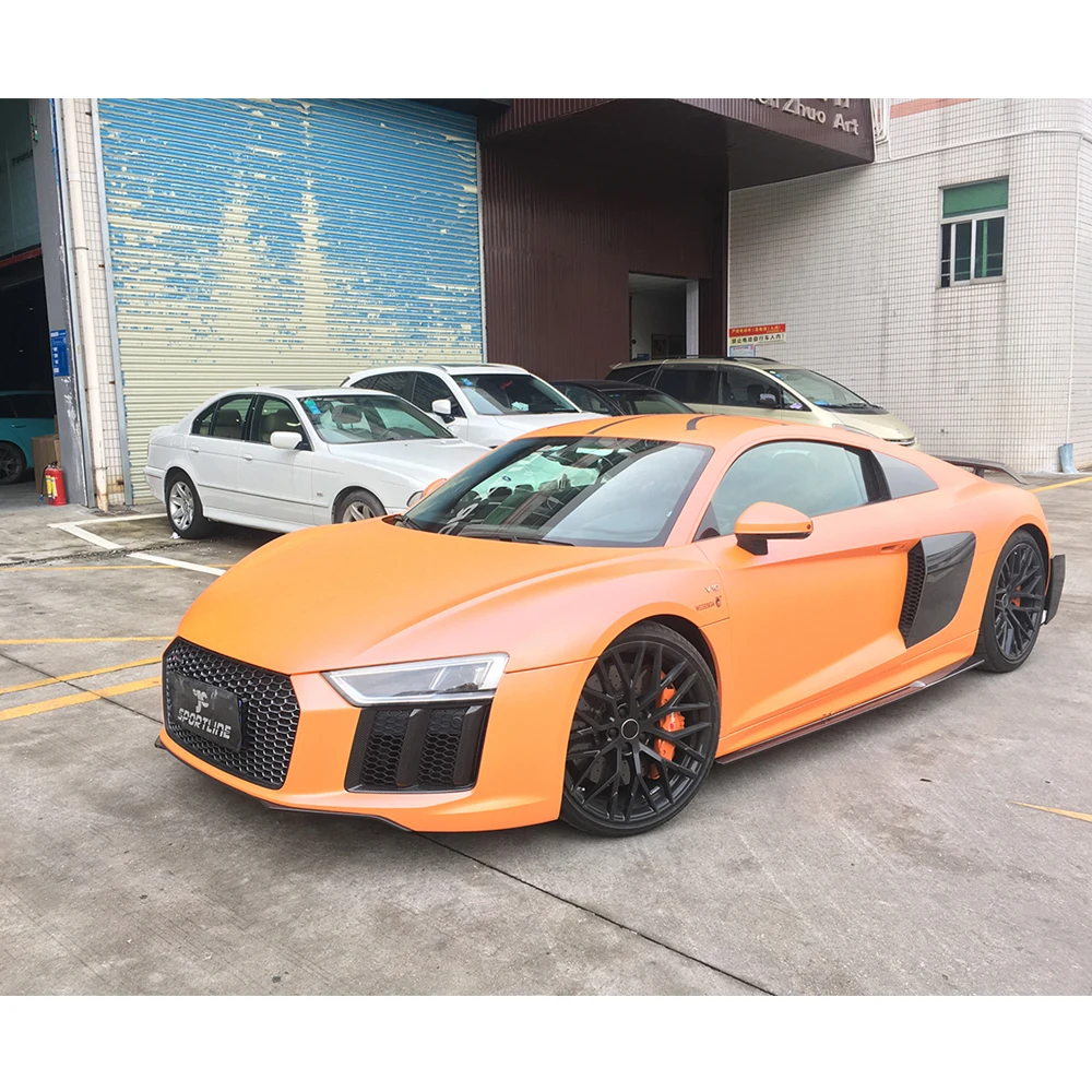 Автомобильный ПТФ в передний бампер накладка лампы для Audi R8- Автомобильная передняя лампа воздушные накладки для вентиляционных отверстий