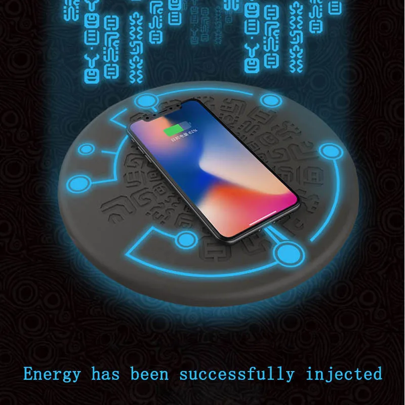 

Qi Fast Quick Charging Pad Wireless Charger for iPhone X XS 8 Samsung Xiaomi Redmi Huawei Honor