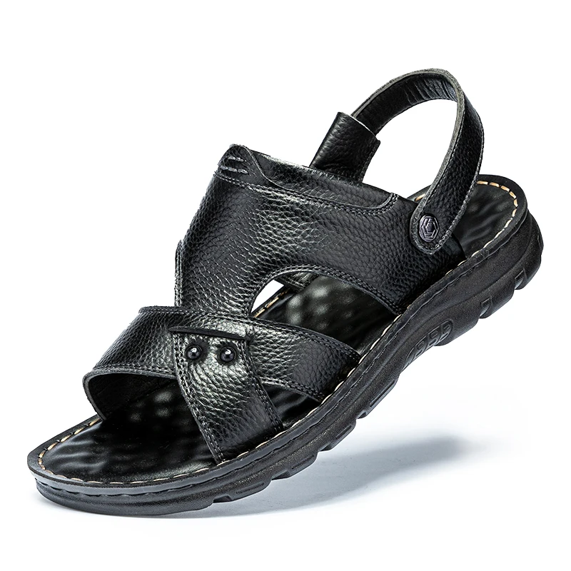 Vietnam/летние мужские сандалии из натуральной кожи sandalias cuero para genuino sandale uomo rasteira