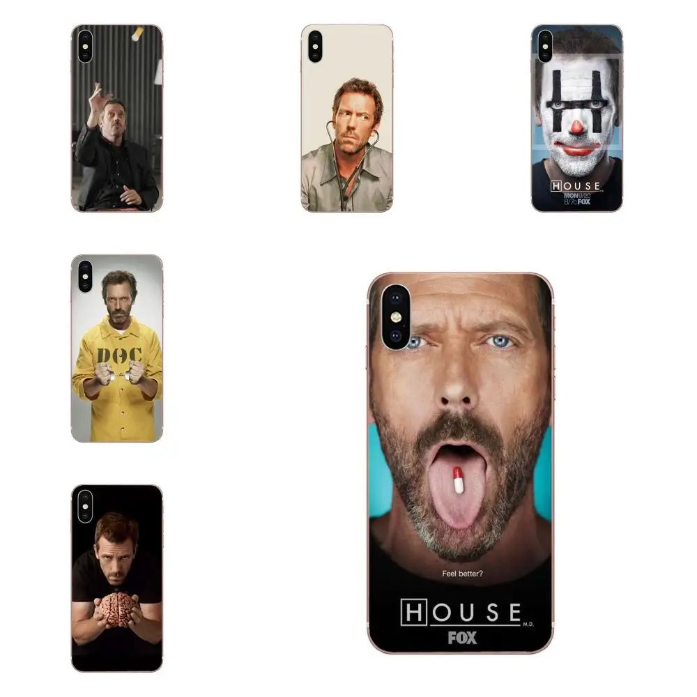 Мягкая прозрачная кожа чехол для Huawei P7 P8 P9 P10 P20 P30 Lite Mini Plus Pro Y9 Prime P Smart Z 2018 2019 House Md |