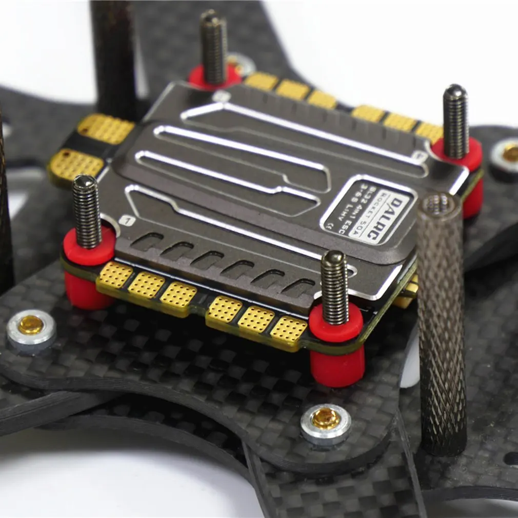 DALRC Rocket 45A 4 в 1 ESC Бесщеточный 3-6S Blheli_32 LIHV DSHOT1200 для DIY FPV гоночный Дрон совместим с F405 F722 FC