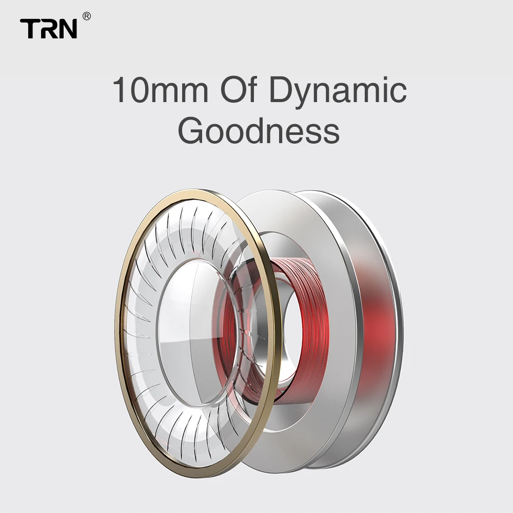 TRN ST1 Earphone In Ear 1BA 1DD 