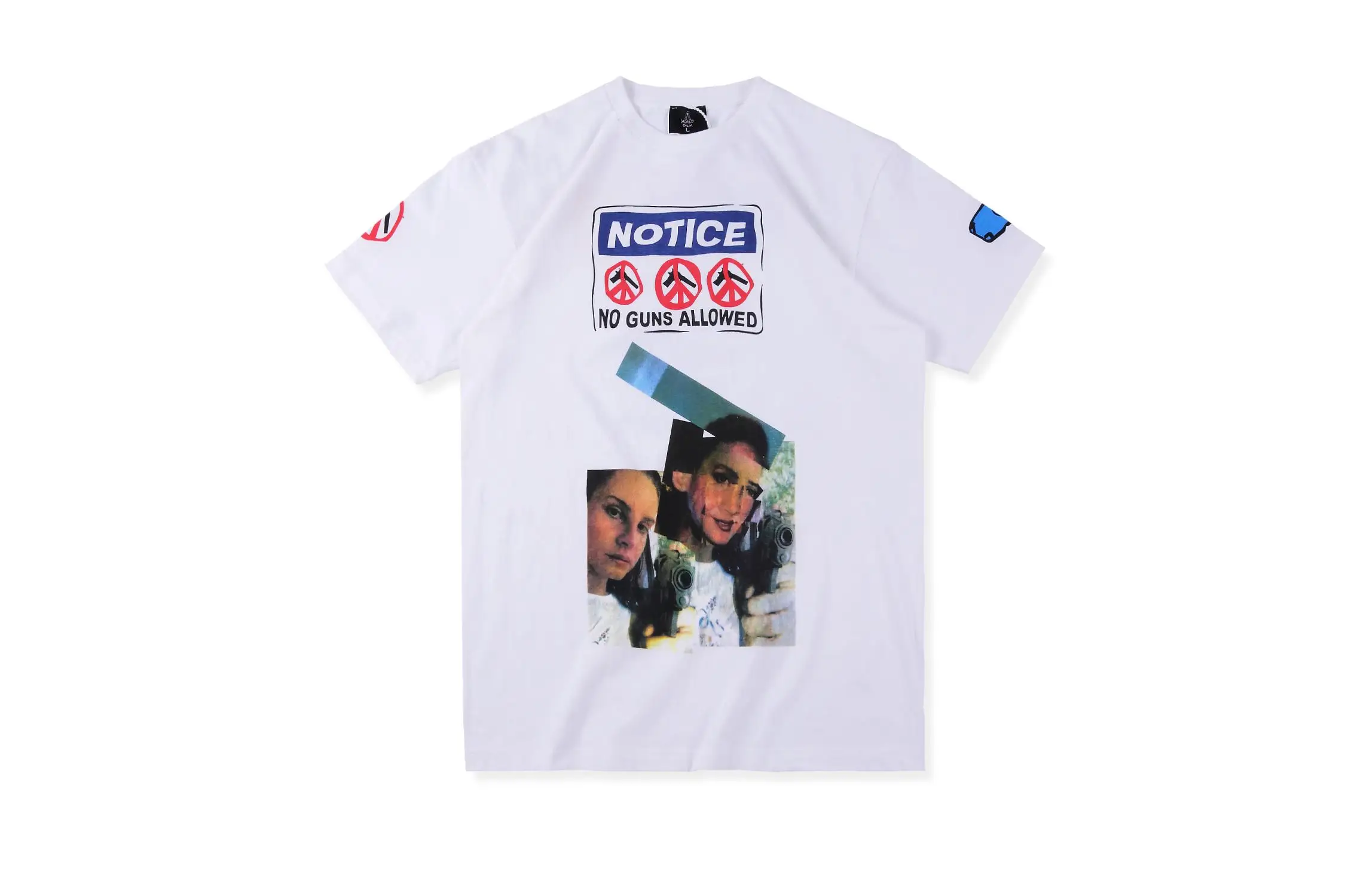 19SS Rock Asap Rocky высокое качество унисекс футболки для мужчин и женщин без оружия в диких фильмах HIDJI уличная хип хоп Футболка