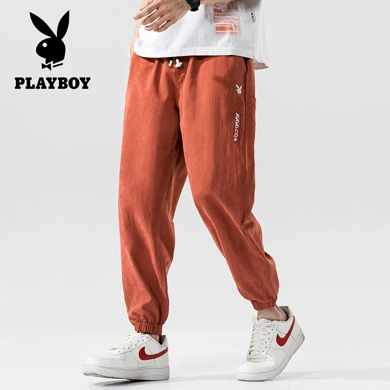 2020 playboy pantaloni casuali di modo degli uomini casuali di sport dei  pantaloni hip hop moda scarpe piedi allentati - AliExpress Men's Clothing