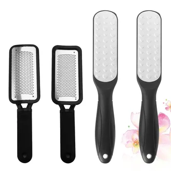 

1 Bag/4pcs Multifunctional Foot File Stainless Steel Foot Exfoliator Grinder Dead Skin Callus Remover for Man Woman