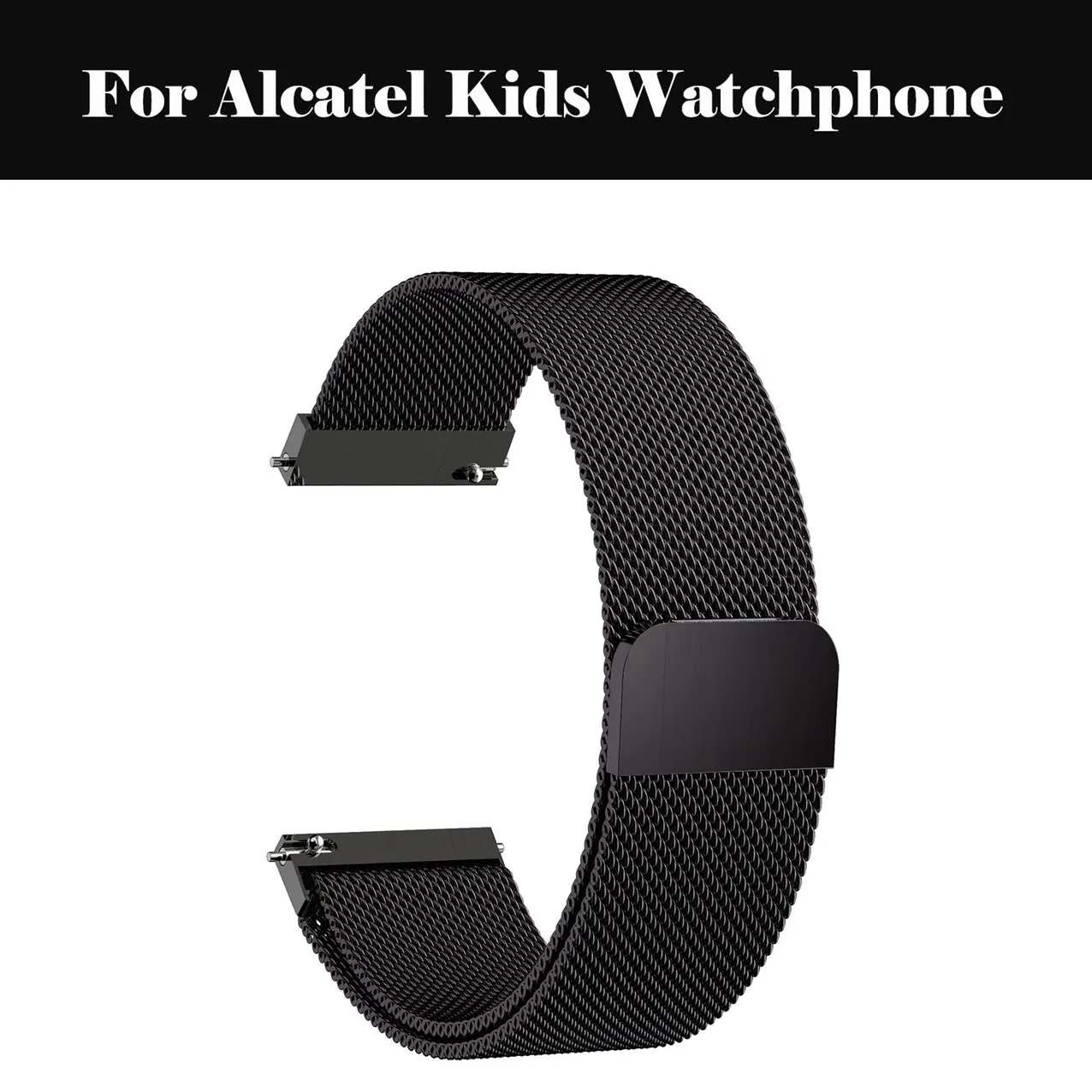 

Milanese Loop strap Watch band 14mm 16MM 18MM 20MM 22MM Stainless Steel Bracelet For Alcatel Kids Watchphone