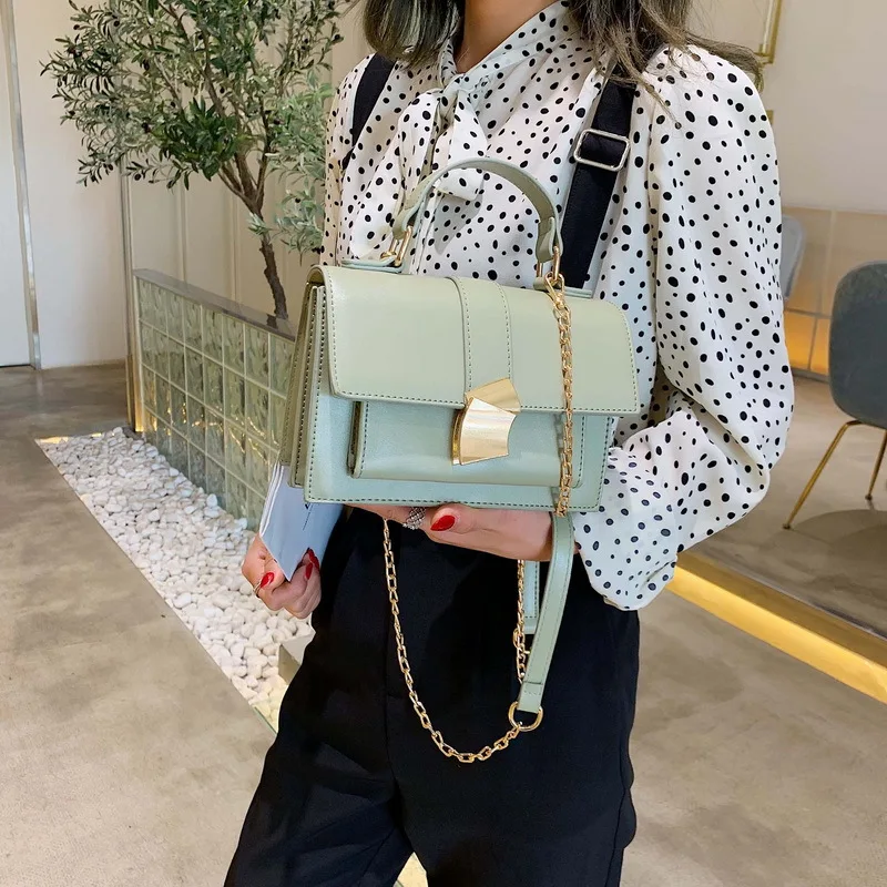 

Summer 2019 New Chaozhou Korean Version Baitao Slant Bag Chain Temperament Single Shoulder Bag Handbag