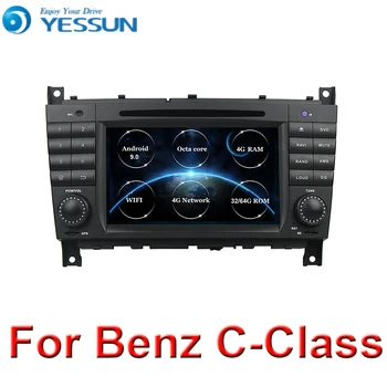 

For Benz C-Class W203 / CLK W209 Android 9.0 4G RAM DSP Multimedia Player System Car Radio Stereo GPS Navigation Audio Video