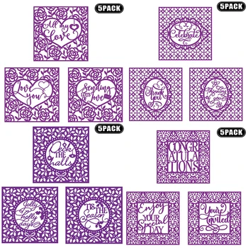 

Interchangeable Christmas Phrase Cutting Dies Metal Stencils For DIY Scrapbooking Decoration Embossing Paper Card Craft Die Cut