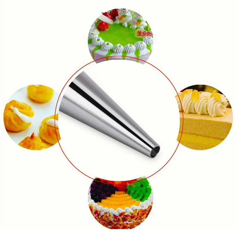 1/5pcs Baking Cones Stainless Steel Spiral Croissant Tubes Horn Bread Pastry Making Cake Mold Baking Kitchen Supplies