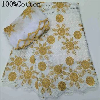 

Nigerian African Lace Fabrics High Quality For Women Cotton Dry Lace Fabric With Stones Swiss Voile Lace In Switzerland h66-544