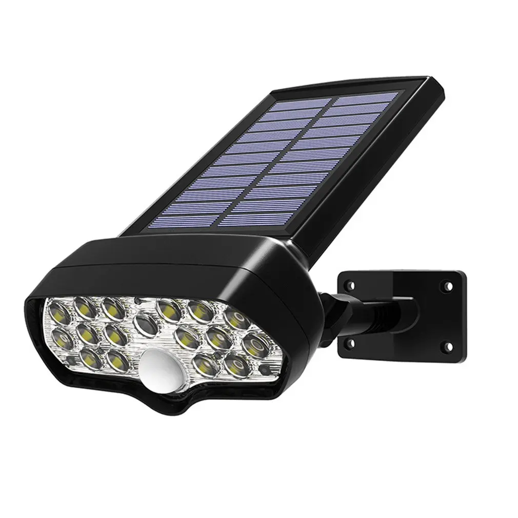 17LED настенный выключатель света садовые, на солнечной энергии движения Сенсор Водонепроницаемый Двор Путь лампа на открытом воздухе украшения сада