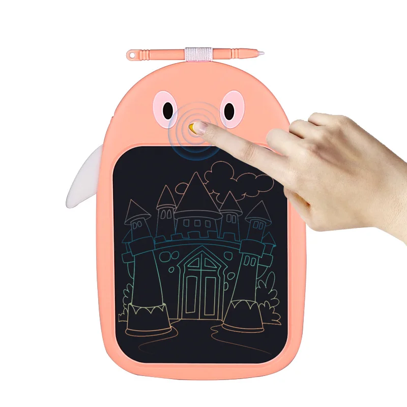 LANDZO-Tableta LCD de dibujo para niños, tablero electrónico de 8,5 pulgadas, almohadilla de escritura a mano con bolígrafo, juguetes educativos de aprendizaje, regalos