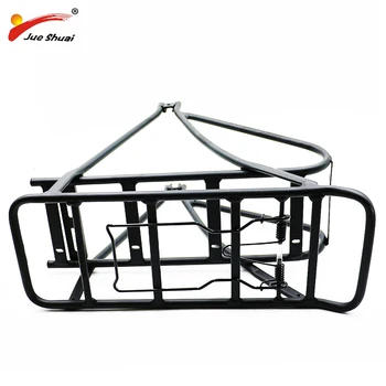 

Cycling MTB Aluminum Alloy Bicycle Carrier Rear Luggage Rack Shelf Bracket for Disc Brake/V-brake Bike Black