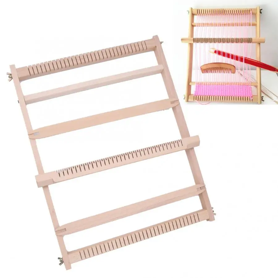 45X35X2 2 см DIY деревянная ручная ткацкая машина гобелен вязание ткацкий станок дети