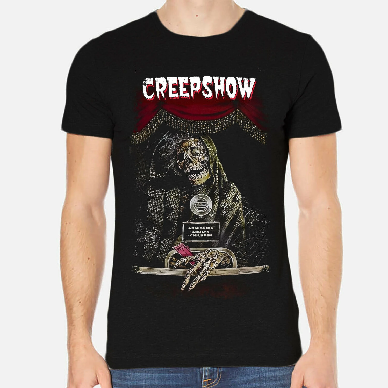 Creepshow Stephen King Men T-Shirt Black Clothing 6-A-255 | Мужская одежда