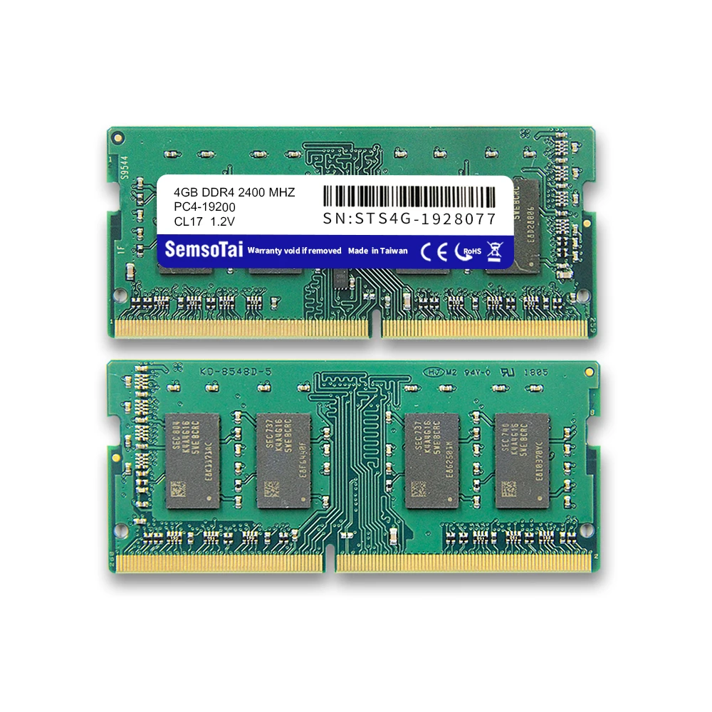 Ноутбук DDR4 4 ГБ 8 ГБ 16 ГБ 2400 память для компьютера DDR4 чип памяти 4 ГБ 8 ГБ 16 ГБ для ноутбука ноутбук PC4-19200 Sodimm